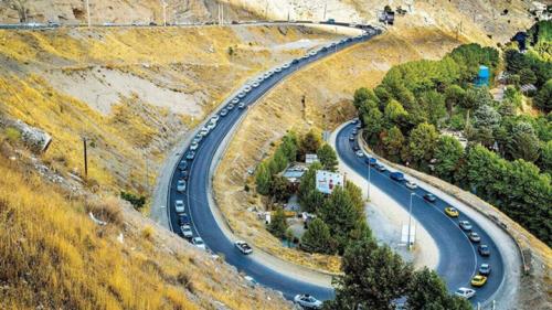 تردد روان در محورهای چالوس، هراز و فیروزکوه