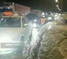 تصادف زنجیره ای در اتوبان پیامبر اعظم (ص) تبریز با ۱۲ مصدوم